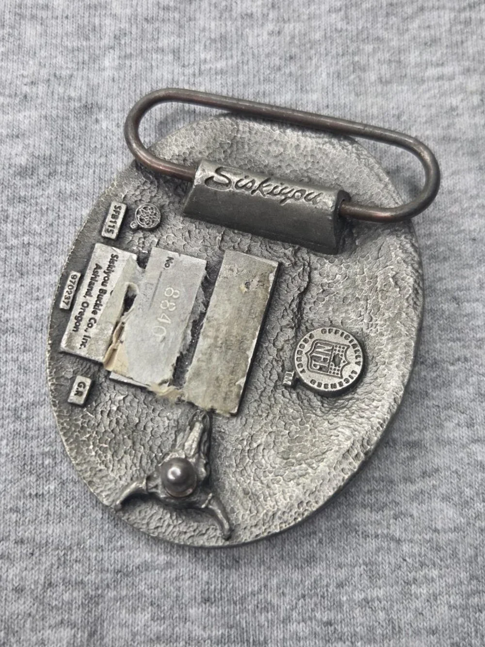 Rare 1997 Siskiyou Green Bay Packers Limited Edition Pewter Belt Buckle NFL USA
